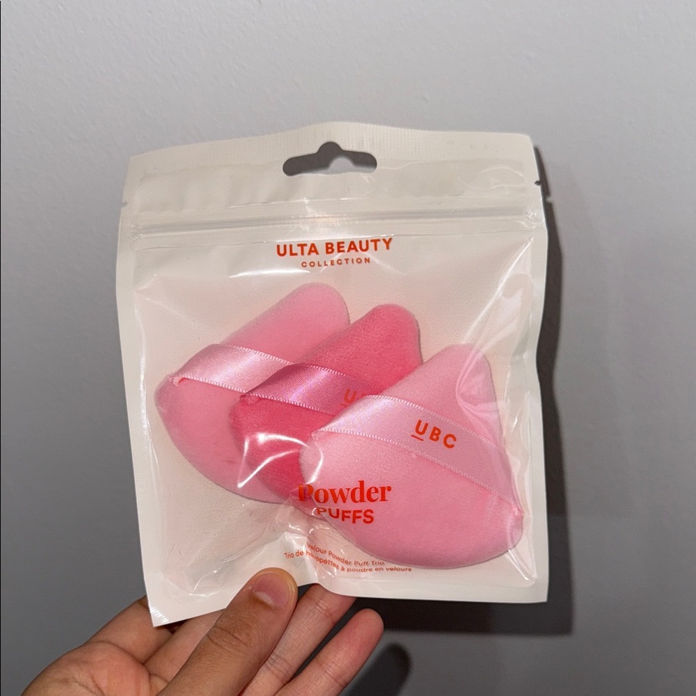 Ulta Beauty Velour Powder Puff Trio Pink - Picture 4 of 4